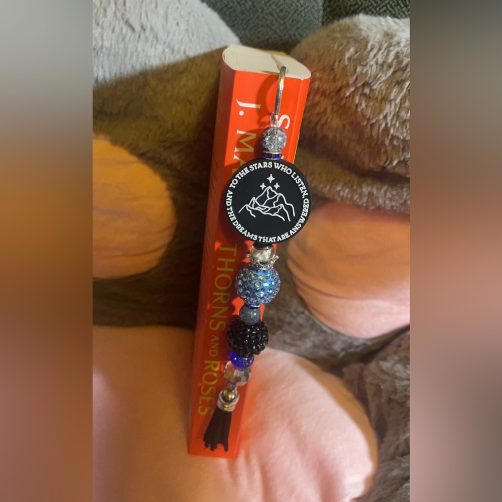 Beaded book marker